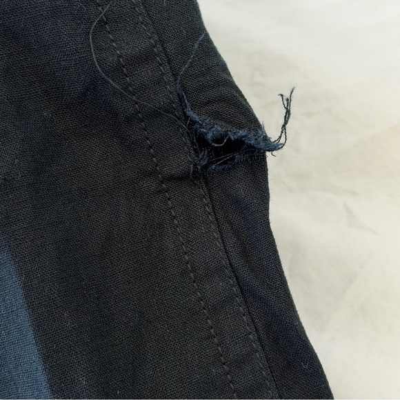 Vince Black Wide Leg Draw String Pants Business Casual - Picture 3 of 5